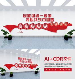 民族团结文化墙