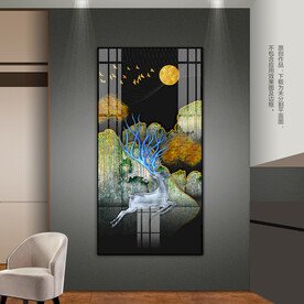 轻奢客厅玄关装饰画卧室床头挂画