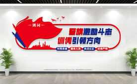 警察训词文化墙