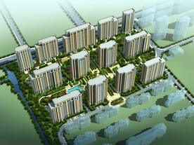 住宅鸟瞰效果图