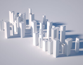 C4D建筑模型城市