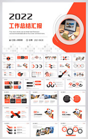 2022年终总结汇报PPT模板