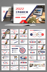 2022年终总结汇报PPT模板