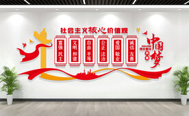 社会主义核心价值观文化墙