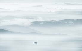 最新中式客厅山水画