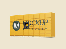 丰巢快递柜画面样机