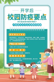 学校防疫海报