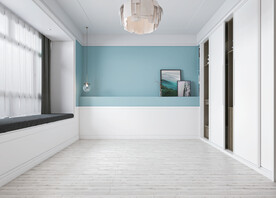 现代卧室背景墙