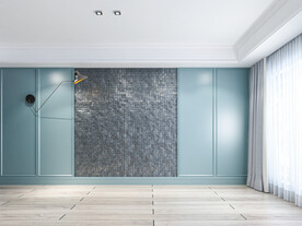 现代轻奢客厅背景墙