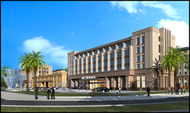 酒店建筑外观设计案例效果图