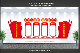 退役军人文化墙