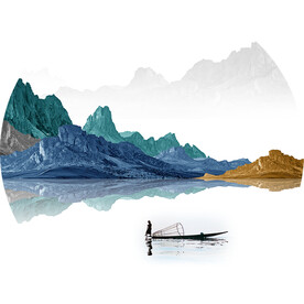 装饰画 晶瓷画 新中式