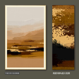 抽象油画装饰画轻奢手绘极简画