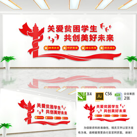 教育扶贫文化墙