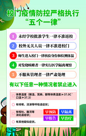 学校防疫海报