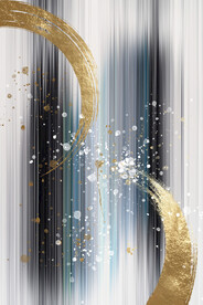 装饰画 晶瓷画 抽象线条