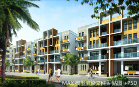 花园洋房多层住宅MAX+PSD