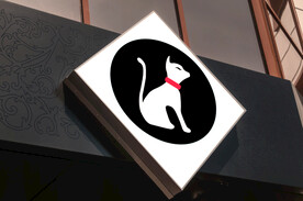 商场门头店招logo样机