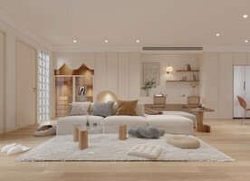 现代 轻奢 家居 客厅 设计 