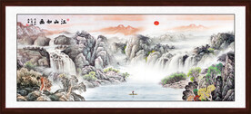 国画山水画