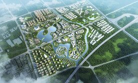 城市规划鸟瞰图