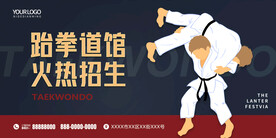 跆拳道海报