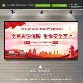 消防展板