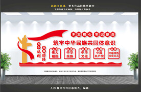 五个认同文化墙