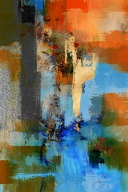 抽象油画