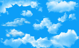 蓝天白云