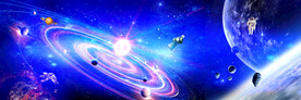 宇宙星空银河系背景 