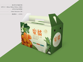 橘子包装 平面图