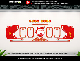 党员学习园地文化墙