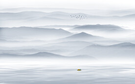 最新中式客厅山水画