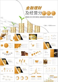 大气企业公司金融理财PPT