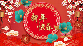 喜庆新年快乐喜迎元旦ae模板