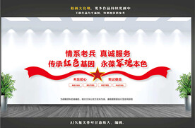 退役军人文化墙