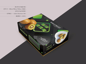 猕猴桃包装 平面图