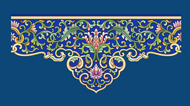 中式传统彩色纹样