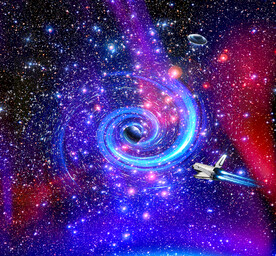 紫色星空