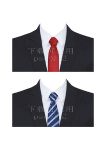 男西装证件照衣服素材