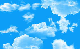 蓝天白云