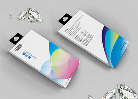 简约钢化膜包装盒彩盒设计