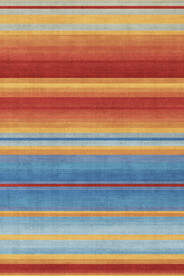 几何条纹地毯