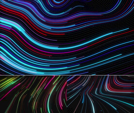 漂亮绚丽抽象概念背景视频素材