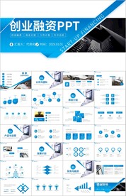 商务商业创业融资计划书PPT