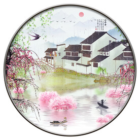 江南水乡装饰画