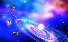 梦幻星空婚礼背景