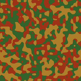 无限连纹迷彩图案印花