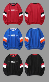 圆领卫衣印字效果图图片